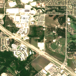Digital Realty Garland DFW37 site on 2022-06-20, Sentinel-2 satellite true color