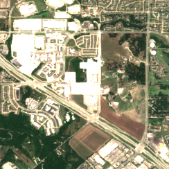 Digital Realty Garland DFW37 site on 2024-06-14, Sentinel-2 satellite true color