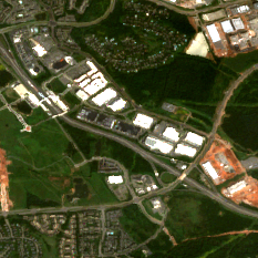 Digital Realty IAD12 site on 2020-09-15, Sentinel-2 satellite true color