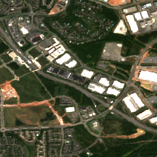 Digital Realty IAD12 site on 2024-09-09, Sentinel-2 satellite true color