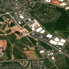 Digital Realty IAD14 site on 2018-05-24, Sentinel-2 satellite true color