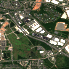 Digital Realty IAD14 site on 2022-08-13, Sentinel-2 satellite true color