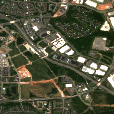 Digital Realty IAD14 site on 2024-09-09, Sentinel-2 satellite true color