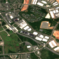 Digital Realty IAD24 site on 2022-08-13, Sentinel-2 satellite true color