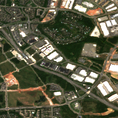 Digital Realty IAD24 site on 2024-09-09, Sentinel-2 satellite true color