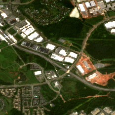 Digital Realty IAD35 site on 2020-09-15, Sentinel-2 satellite true color