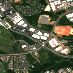Digital Realty IAD35 site on 2022-08-13, Sentinel-2 satellite true color