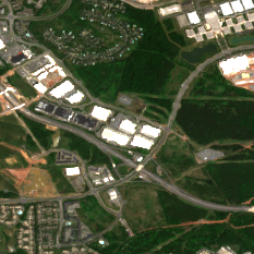 Digital Realty IAD36 site on 2018-05-24, Sentinel-2 satellite true color