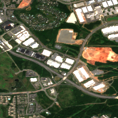 Digital Realty IAD36 site on 2022-08-13, Sentinel-2 satellite true color