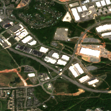 Digital Realty IAD36 site on 2024-09-09, Sentinel-2 satellite true color