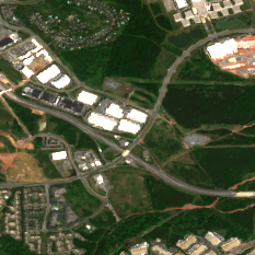 Digital Realty IAD37 site on 2018-05-24, Sentinel-2 satellite true color