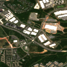 Digital Realty IAD37 site on 2024-09-09, Sentinel-2 satellite true color