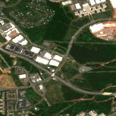 Digital Realty IAD38 site on 2018-05-24, Sentinel-2 satellite true color
