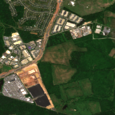 Digital Realty IAD44 site on 2018-05-24, Sentinel-2 satellite true color
