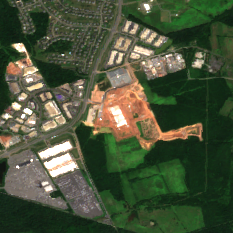 Digital Realty IAD44 site on 2022-08-13, Sentinel-2 satellite true color