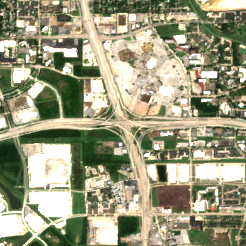 Digital Realty IAH10 site on 2018-08-22, Sentinel-2 satellite true color