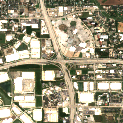 Digital Realty IAH10 site on 2024-09-07, Sentinel-2 satellite true color