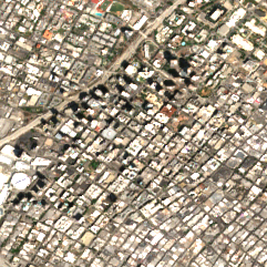 Digital Realty LAX10 site on 2024-08-25, Sentinel-2 satellite true color