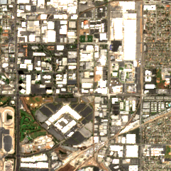 Digital Realty LAX11 site on 2018-09-16, Sentinel-2 satellite true color