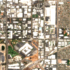 Digital Realty LAX11 site on 2022-08-31, Sentinel-2 satellite true color