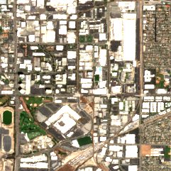 Digital Realty LAX11 site on 2025-08-30, Sentinel-2 satellite true color