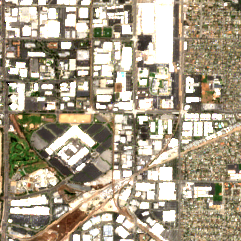 Digital Realty LAX12 site on 2020-07-12, Sentinel-2 satellite true color