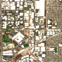 Digital Realty LAX12 site on 2024-08-25, Sentinel-2 satellite true color