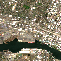 Digital Realty OAK10 site on 2024-05-03, Sentinel-2 satellite true color
