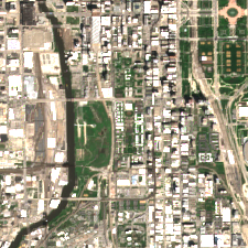 Digital Realty ORD01 (1600 South Federal) site on 2018-05-16, Sentinel-2 satellite true color