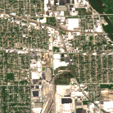 Digital Realty ORD12 site on 2018-05-16, Sentinel-2 satellite true color