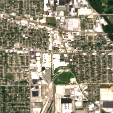 Digital Realty ORD12 site on 2022-07-09, Sentinel-2 satellite true color