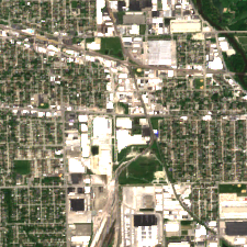 Digital Realty ORD12 site on 2024-05-19, Sentinel-2 satellite true color