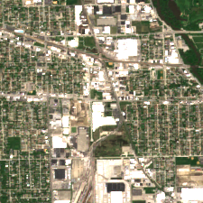 Digital Realty ORD13 (9355 Grand Avenue) site on 2018-05-16, Sentinel-2 satellite true color