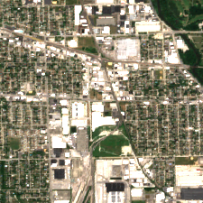 Digital Realty ORD13 (9355 Grand Avenue) site on 2022-07-09, Sentinel-2 satellite true color