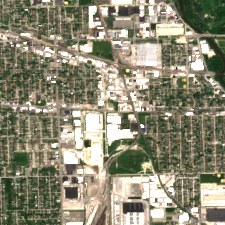 Digital Realty ORD14 site on 2024-05-19, Sentinel-2 satellite true color