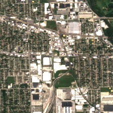 Digital Realty ORD14 site on 2025-09-11, Sentinel-2 satellite true color