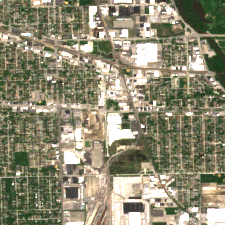 Digital Realty ORD14 (9377 Grand Avenue) site on 2018-05-16, Sentinel-2 satellite true color