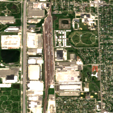 Digital Realty ORD23 site on 2020-06-14, Sentinel-2 satellite true color