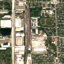 Digital Realty ORD23 site on 2022-07-09, Sentinel-2 satellite true color