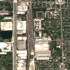 Digital Realty ORD23 site on 2025-09-11, Sentinel-2 satellite true color