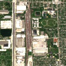 Digital Realty ORD23 (505 North Railroad Avenue) site on 2024-05-19, Sentinel-2 satellite true color