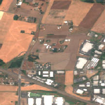 Digital Realty PDX12 site on 2018-08-21, Sentinel-2 satellite true color