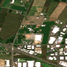 Digital Realty PDX12 site on 2020-06-26, Sentinel-2 satellite true color