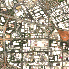 Digital Realty SJC14 site on 2018-07-09, Sentinel-2 satellite true color