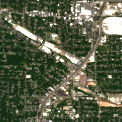 EdgeConneX Atlanta ATL01 site on 2022-05-09, Sentinel-2 satellite true color