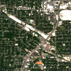 EdgeConneX Atlanta ATL01 site on 2024-05-28, Sentinel-2 satellite true color