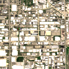 EdgeConneX Chicago (CHI01/CHI02/CHI03) site on 2022-07-09, Sentinel-2 satellite true color
