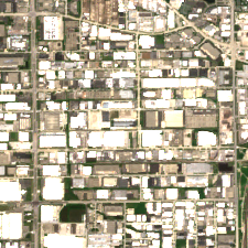 EdgeConneX Chicago (CHI01/CHI02/CHI03) site on 2024-05-19, Sentinel-2 satellite true color