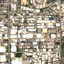 EdgeConneX Chicago (CHI01/CHI02/CHI03) site on 2025-09-11, Sentinel-2 satellite true color