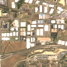 EdgeConneX Denver site on 2025-06-21, Sentinel-2 satellite true color
